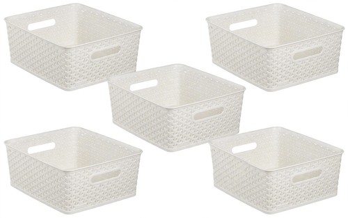 Curver plastic storage - 5x,