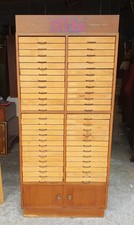 VINTAGE DEWHURST SYLKO COTTON HABERDASHERY CABINET          DELIVERY AVAILABLE