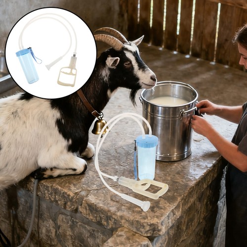 Portable manual goat milking - manual,