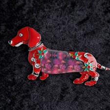 Dachshund Sausage Dog Brooch