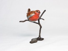 Solid Bronze  Hot Cast Robin