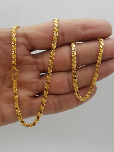 Gold chain 22k necklace - 22k, yellow