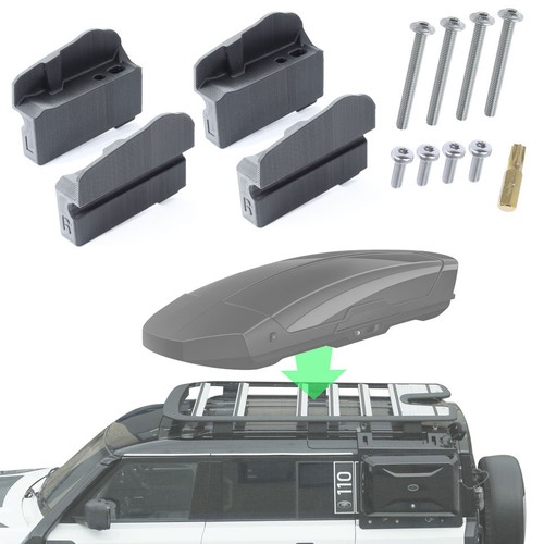 Roof box fitting - roof, kit