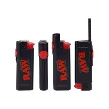  RAW Phoenix Refillable Lighter Black with Built-in Poker Stick & Windshield. 