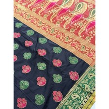 Vintage Banarasi Silk Fabric
