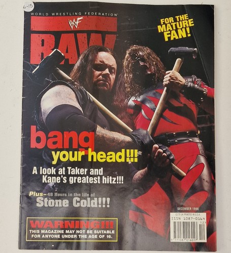 Wwf raw magazine december - wwf,