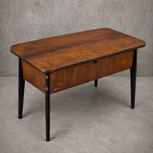 Mid century burr walnut - mid-century, sewing