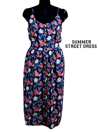Indian summer street - summer, blue