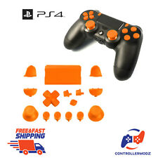 Replacement Full Button Custom Mod Kit Set For Sony PS4 V1 Controller (Orange)