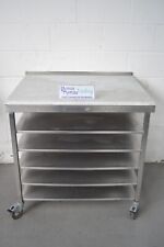 Marble Top Pizza Prep Table Bakery Table + Racks + Wheels FREE DELIVERY