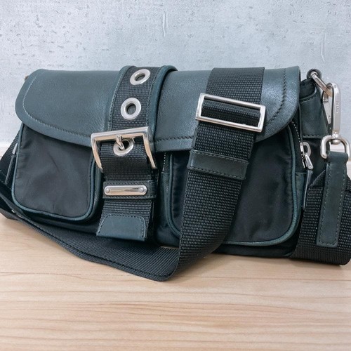 Prada nylon leather double - nylon,