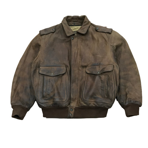 Redskins leather flight jacket - redskins,