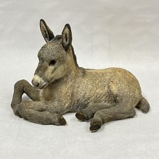 Country Artists Donkey Lying 2003 Vintage Figurine Realistic Animal Rare