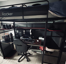 X Rocker Metal Bunk Bed with