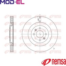 2x BRAKE DISC 61667.10 FOR