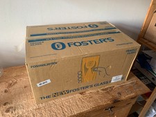 Fosters Lager Pint Glasses x