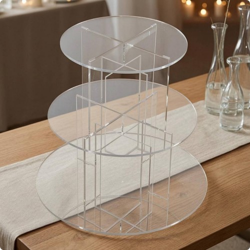 Clear acrylic cake stand - acrylic,