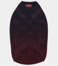 NWT Gucci Wool Jacquard Dog