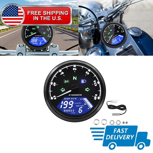 Lcd digital gauge motorcycle - digital,
