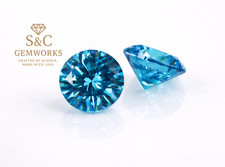 Dark aquamarine round - dark,