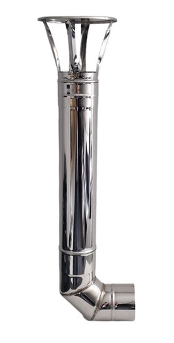 Chimney rigid pipe with - chimney,