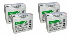 4 x 12V 22AH (Replace 17AH 18AH 19AH 20AH 21AH) Lucas AGM/GEL Battery