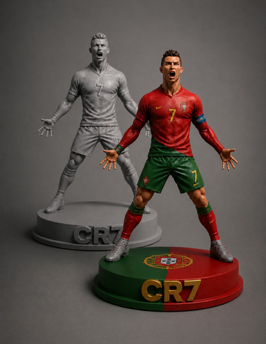 Cristiano ronaldo statue - cristiano,