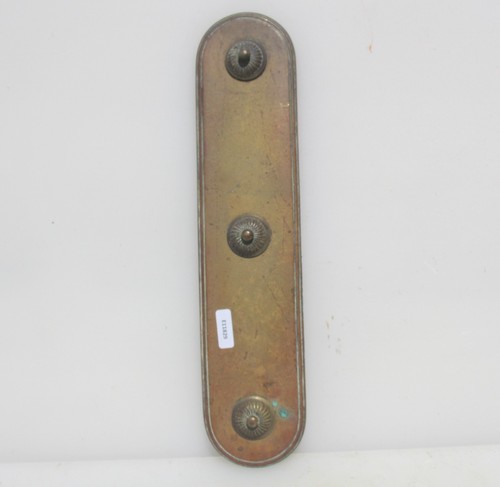 Victorian brass finger plate - victorian,