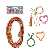 40 Coloured Scooby Scoubidou Play Strings Friendship Braclets Jewellery,