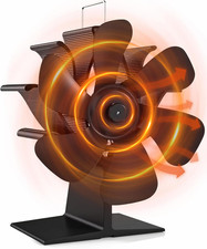 Signstek Log Burner Fan Wood