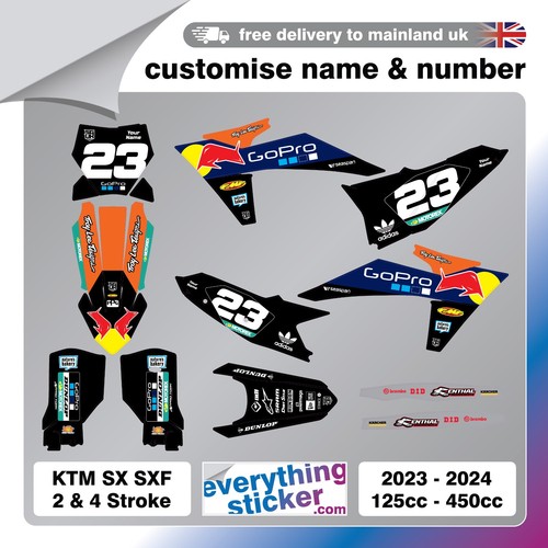 Custom ktm graphics kit - custom,