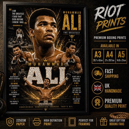 Muhammad ali poster boxing fan - muhammad,