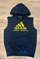 Adidas Combat Sports Sleeveless Hoodie Men’s Medium. BNWT