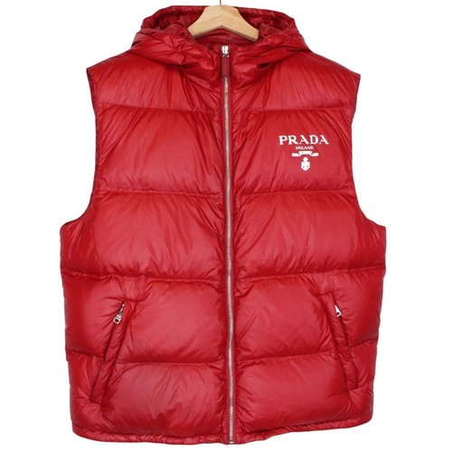 Prada red logo print down - prada,