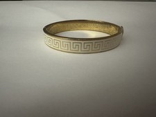 HALCYON DAYS Gold White Enamel