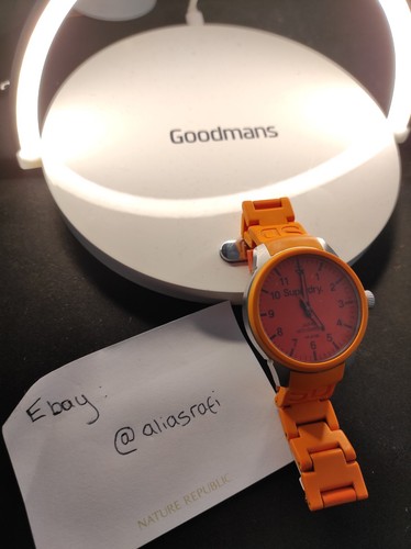 Super dry watch orange - dry,