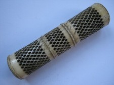 Georgian fretwork bone Needle case superb quality