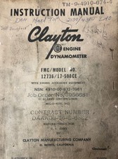 Manual for Clayton engine Dyno