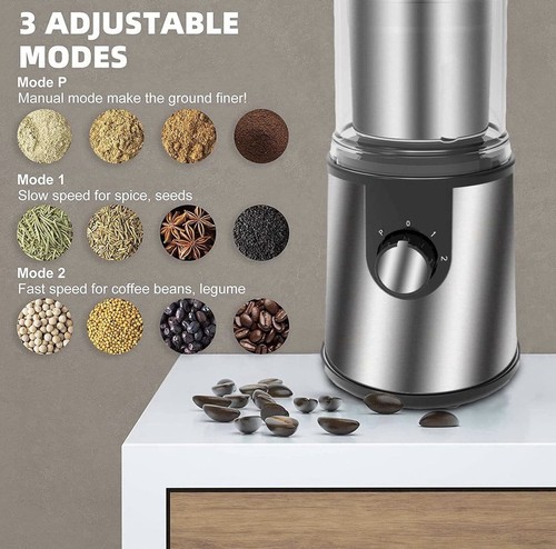 Electric grinder nuts - nuts, herbs