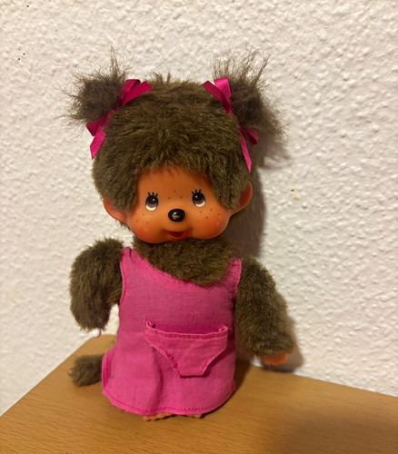 Monchhichi plush brown with - plush,