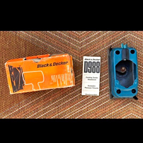Vintage black decker d988 - black,