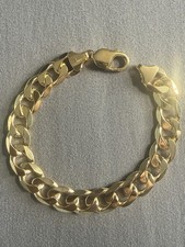 Length curb 9ct gold - 8.5,