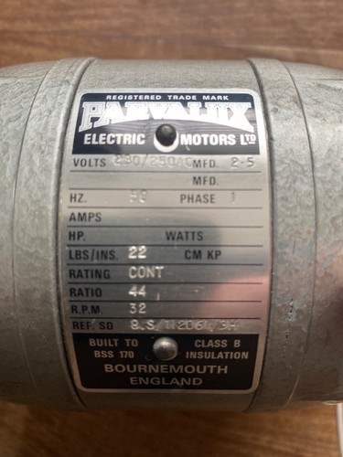 Parvalux electric motor 230v - motor,,