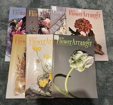 The Flower Arranger Magazines x 8 2001- 2002 Vintage Flowers Floristry Floral