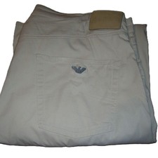 Armani Jeans J70 Regular Fit Lightweight Stretch Cotton W38 L34 Beige Mens J70PL