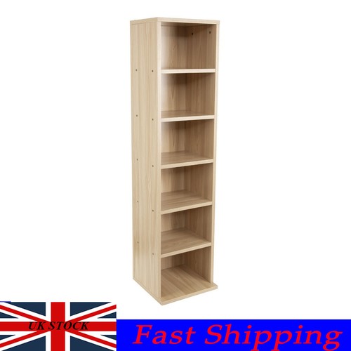Tier wooden dvd media - 6-tier,