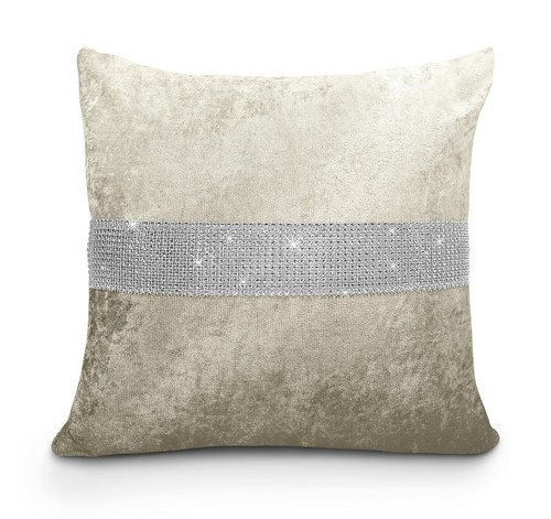 Luxury crushed velvet - velvet, diamante