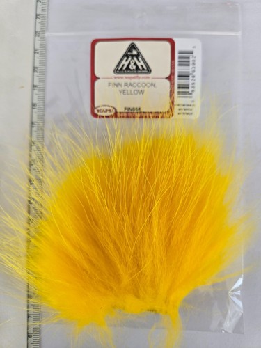 Finn raccoon hair yellow - finn,
