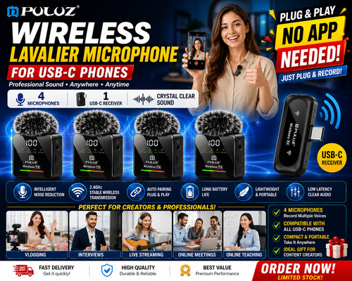 Puluz wireless lavalier - puluz,