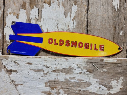 Vintage oldsmobile porcelain - vintage,